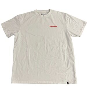 NWOT Birddogs‎ Short Sleeve Logo White With Hummingbird Print T-Shirt Mens XL